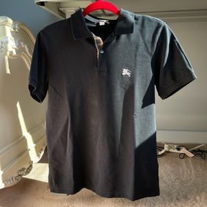 Black Burberry Brit Polo